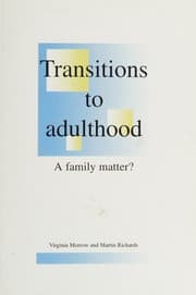 Tapa de Transitions to adulthood