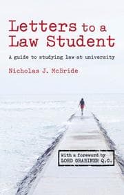 Tapa de Letters to a Law Student