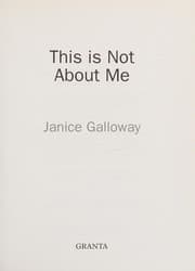 Tapa de This is not about me