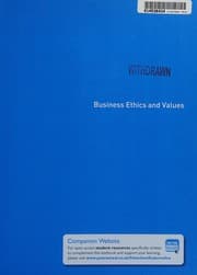 Tapa de Business Ethics and Values PDF EBook