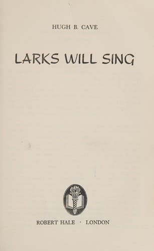 Tapa de Larks Will Sing