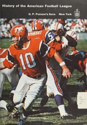 Tapa de Touchdown! The picture history of the American Football League