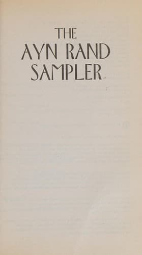 Tapa de The Any Rand Sampler