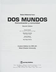 Tapa de Select material from Dos mundos