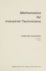 Tapa de Mathematics for industrial technicians
