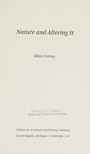 Tapa de Nature and altering it
