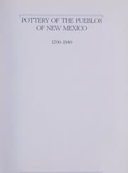 Tapa de Pottery of the pueblos of New Mexico, 1700-1940