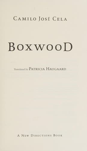 Tapa de Boxwood