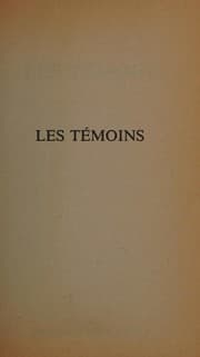 Tapa de Les témoins