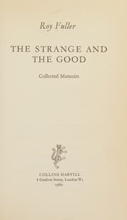 Tapa de The strange and the good