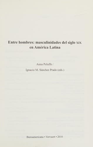 Tapa de Entre hombres