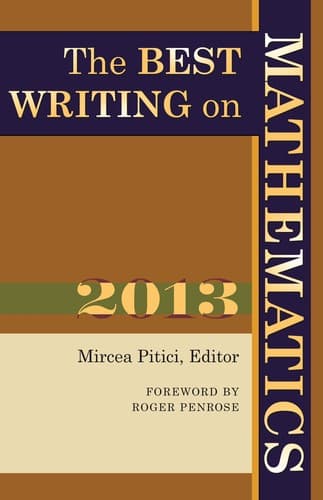 Tapa de The Best Writing on Mathematics 2013