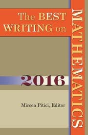 Tapa de The Best Writing on Mathematics 2016