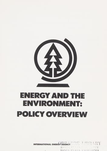 Tapa de Energy and the environment