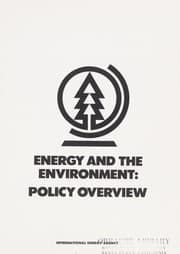 Tapa de Energy and the environment