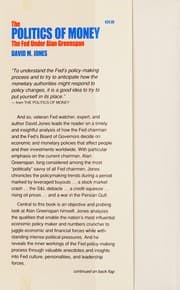 Tapa de The politics of money