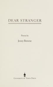 Tapa de Dear Stranger