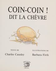Tapa de Coin-coin! Dit la chèvre