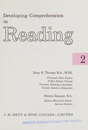 Tapa de Developing comprehension in reading, 2