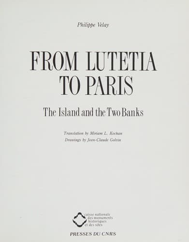 Tapa de From Lutetia to Paris