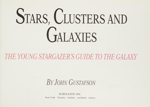 Tapa de Stars, clusters, and galaxies