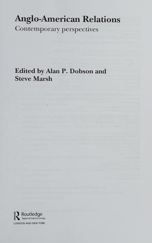 Tapa de Anglo-American relations