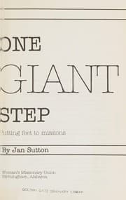 Tapa de One Giant Step