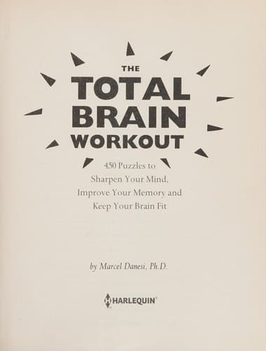 Tapa de The total brain workout