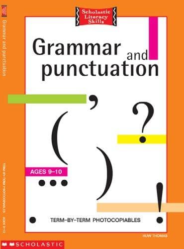 Tapa de Grammar and Punctuation 9-10 Years