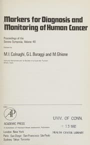 Tapa de Markers for diagnosis and monitoring of human cancer