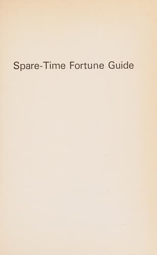 Tapa de Spare-time fortune guide