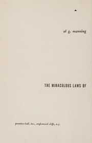 Tapa de The miraculous laws of universal dynamics