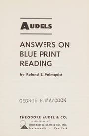 Tapa de Audels answers on blue print reading