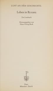Tapa de Lust an der Geschichte: Leben in Byzanz