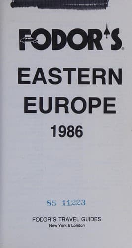 Tapa de FD Eastern Europe 1986