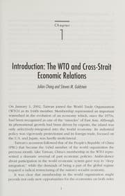 Tapa de Economic reform and cross-strait relations