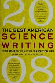 Tapa de The Best American Science Writing 2008