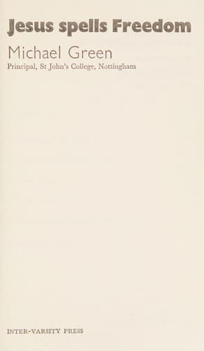 Tapa de Jesus Spells Freedom
