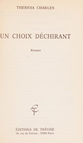 Tapa de CHOIX DECHIRANT