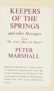 Tapa de Keepers of the springs, and other messages from Mr. Jones, meet the master