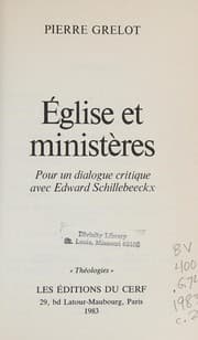Tapa de Eglise et ministères