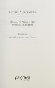 Tapa de Sapphic modernities