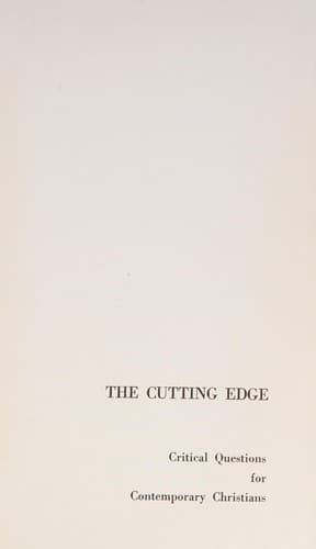 Tapa de The Cutting edge