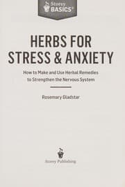 Tapa de Herbs for stress & anxiety