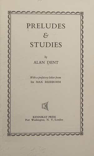 Tapa de Preludes & studies