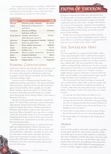 Tapa de Eberron player's guide