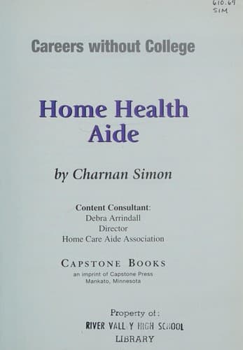 Tapa de Home Health Aide