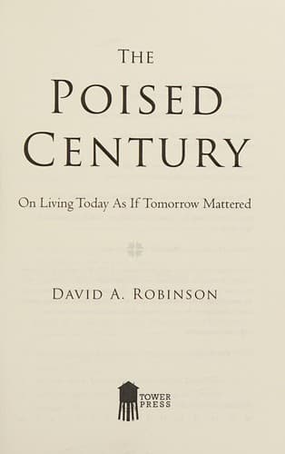 Tapa de The poised century