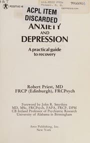 Tapa de Anxiety and depression