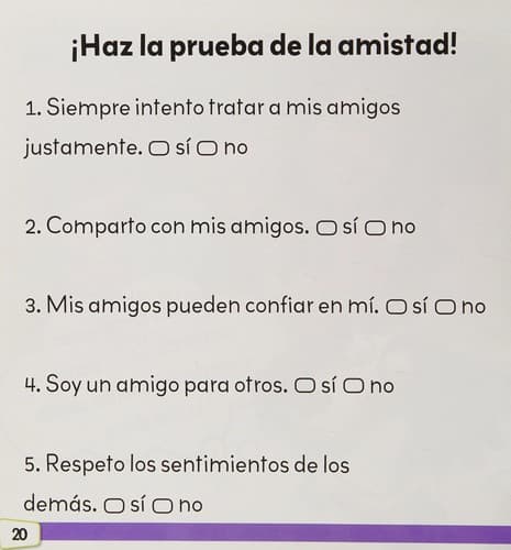 Tapa de La amistad